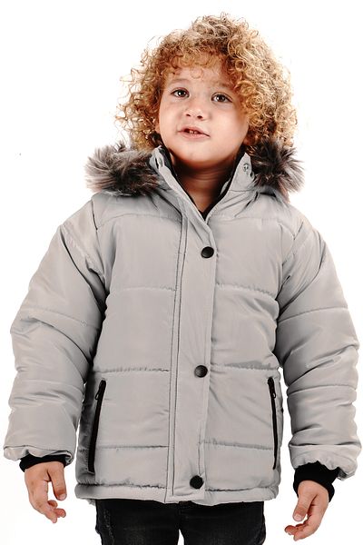 Merdia Boy's Hooded Welsoft Jacket - Water and Windproof