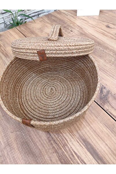 my doğa store Çok Amaçlı Düzenleyici Kapaklı Sepet 25x10 - Orta Boy