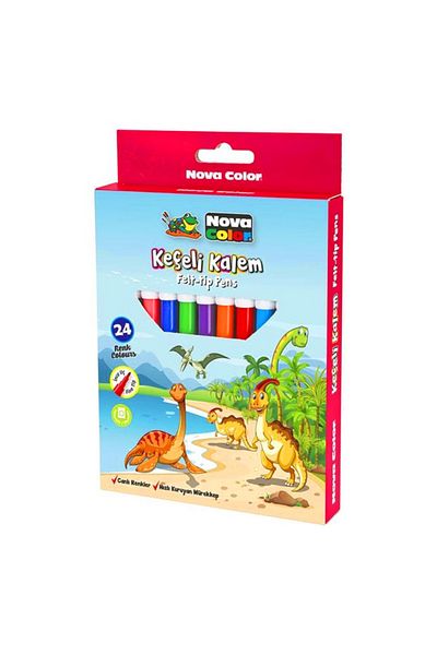 Nova Color Filted Pencil 24 Color Pack Set