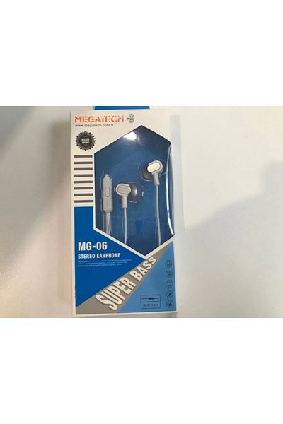 MEGATECH Mg-06 White Microphone Headset