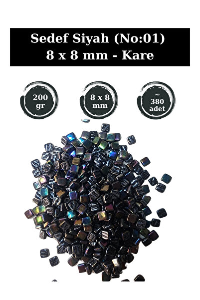 Zen Mozaik Sanatsal Mozaik Çalışmalarınız için 8x8 mm - Kare Cam Mozaik Taşı ...