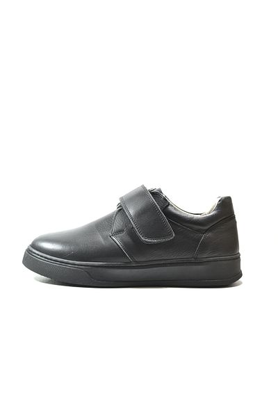 Onlo Ayakkabı Pantofi ortopedici pentru băieți Onlo 253 - piele naturală, velcro negru