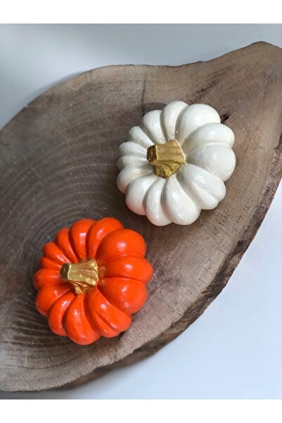 Bautinq Store Kabak Set 2li Krem Turuncu Rengi