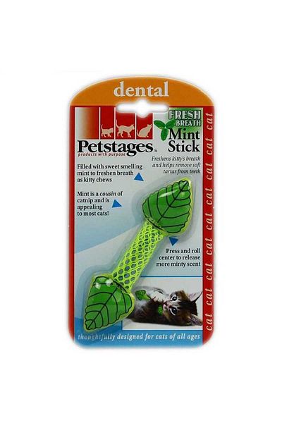 PetStages Fresh Breath Mint Stick Mint Scented Cat Toy