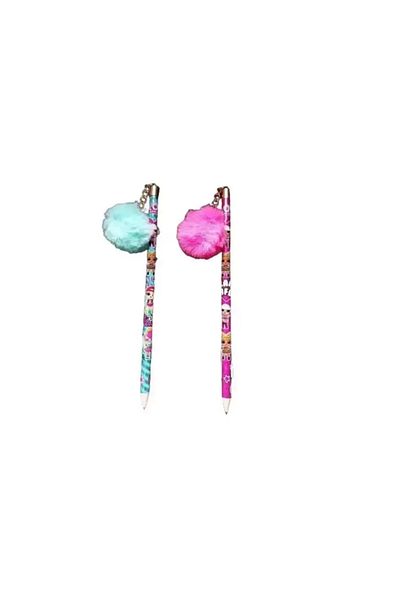 Timon 509533 Model Lol Pencil with Pom Pom Figure - Pack of 24