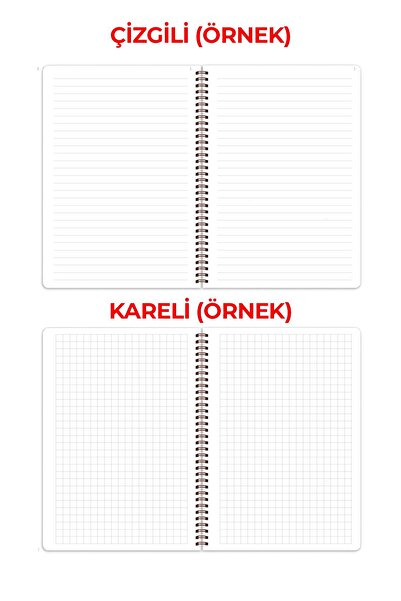 Anime Marketi Demon Slayer Anime Design A5 Spiral Bound School Notebook 50 Sheets 100 Pages - Lined