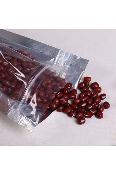 Kraftpack Transparent metallized Transparent Ziplock Bag Doypack 20*30- 50 Pieces Medium Size
