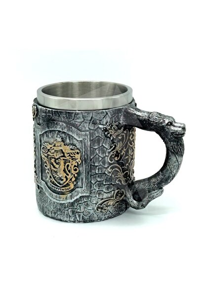 FG KONNİCHİWA كوب هاري بوتر هوجورتس مع ترمس فولاذي وكوب ثلاثي الأبعاد منقوش 3...