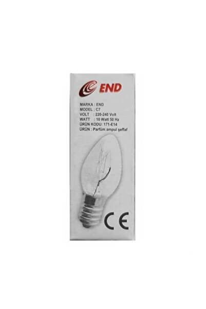 End Elektrik End 10w Gece Lambası Ampulü Tuz Lambası Ampulü E14 Duy