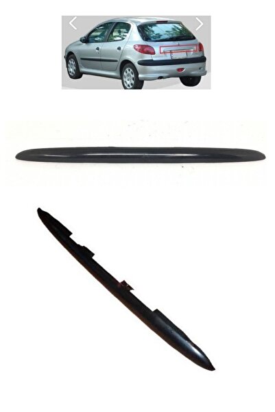 Genel Markalar Peugeot 206 Bagaj Plaka Üst Çıtası Piano Black