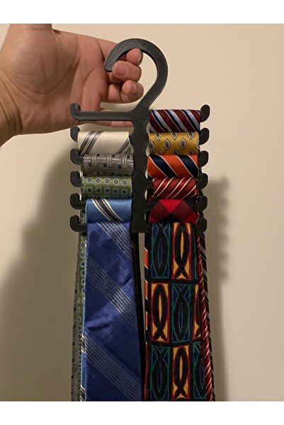 Nerva Design 3D 1 bucată în dulap 12 curele de cravată, organizator, organizator, cuier