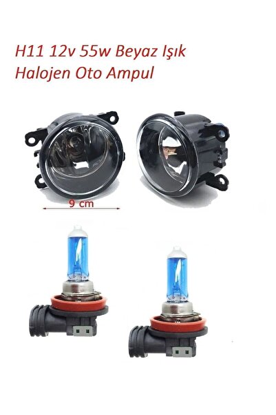 CMEPARTS Sis Farı Universal 2 Adet 18 Araca Uyumlu Egea Megane Kangoo Master ...