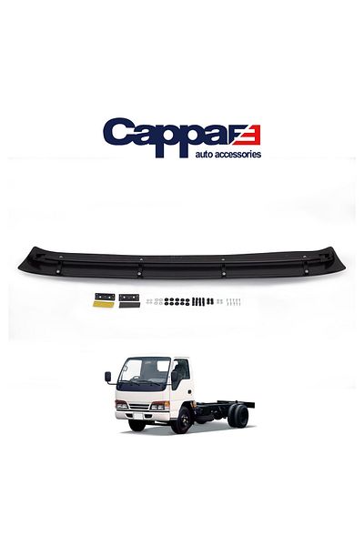 Cappafe Isuzu Npr 2007 2008 2009 2010 Front Window Sunshade Black