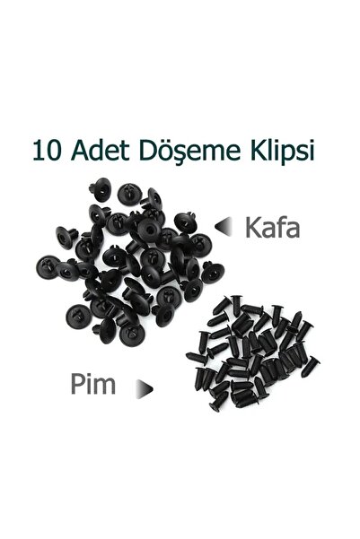 CMEPARTS Suzuki Davlumbaz , Çamurluk ve Döşeme Klipsi 10 Adet