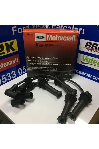 MOTORCRAFT Ithal Buji Kablo Takımı 1.6 Motor Benzinli 1998-2017 Model Arası Focus (2011-2016 ARASI MONDEO)