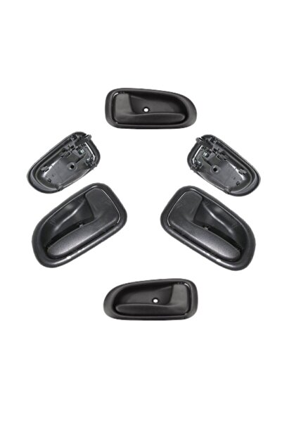OZTEK Toyota Corolla Compatible Legendary Case Interior Right+Left Door Opening Handle Set 1993-1998