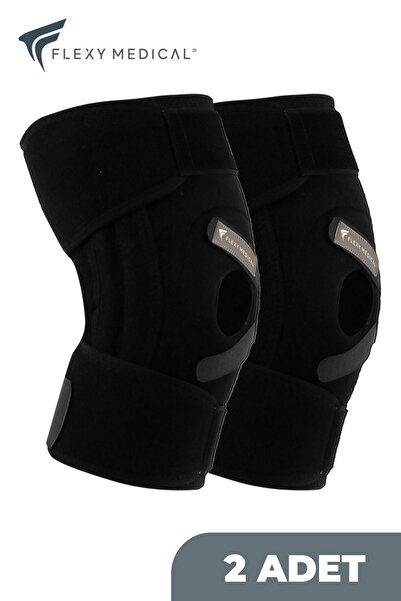 Flexy Medical Silikon Patella ve Ligament Destekli Dizlik- (2 Adet) Menisküs,...