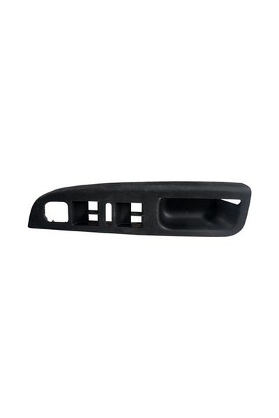 VWAG Window Opening Frame Volkswagen Golf 5 Black Color Left Front 2005-2011