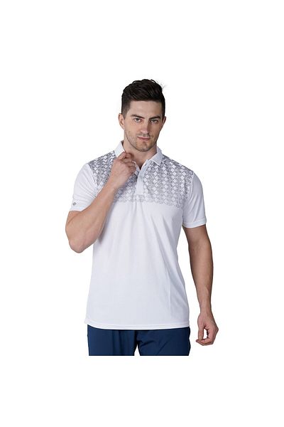 Nivia Ray_14 Polo T_Shirt for Men (White,XL)