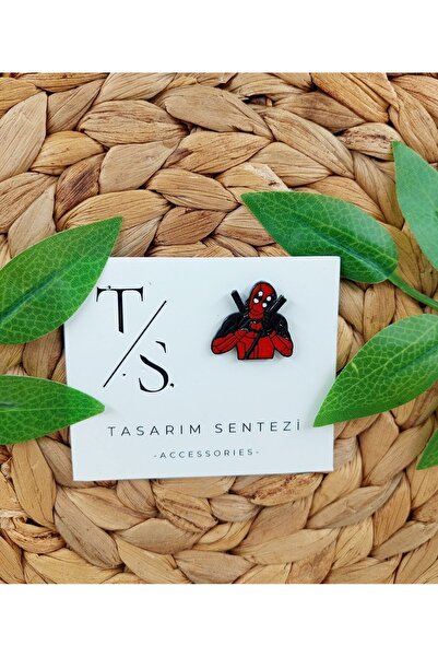Tasarım Sentezi Rozet Metal Broş Yaka Okul Çantası Kıyafet Şapka Takı Aksesuar Deadpool & Wolverine Film Sinema
