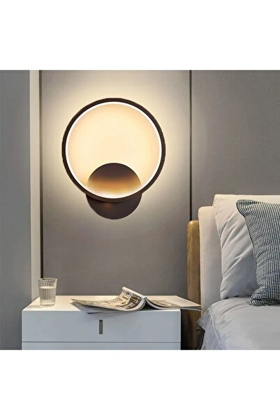 N Naturel Aydınlatma شمعدان حلقي LED / 20 سم / 3 ألوان إضاءة