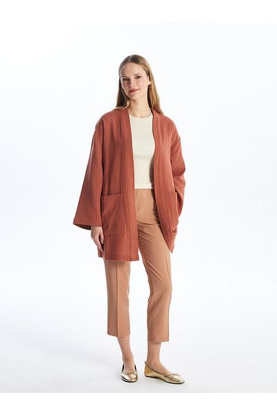 LC Waikiki Γυναικείο παντελόνι LCW Modest Μαύρο Ελαστική Μέση Άνετη Εφαρμογή