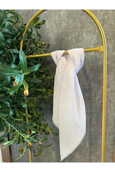 Oxygen Scarfs White Cotton Cotton Scarf 53101