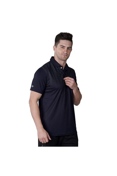 Nivia Ray_14 Polo T_Shirt for Men (Navy Blue,XXL)