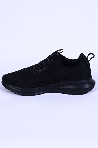 hummel 900509 Mokka Fileli Faylon Taban Şevron Detaylı Esnek Siyah Günlük Unisex Spor Ayakkabı
