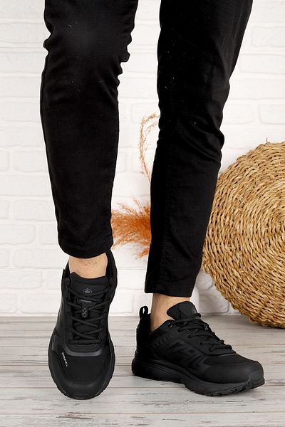 lumberjack Josep Waterproof Daily Ανδρικά Boat Shoes Μαύρο - Μαύρο