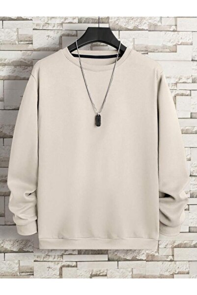 BW Bravely Wear Μαλακό, άνετο βαμβακερό φούτερ - Απλό, χωρίς στάμπα, με λαιμό...