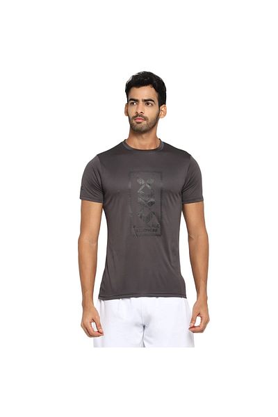 Nivia Nitro-8 T-Shirt, Dark Grey, XXL