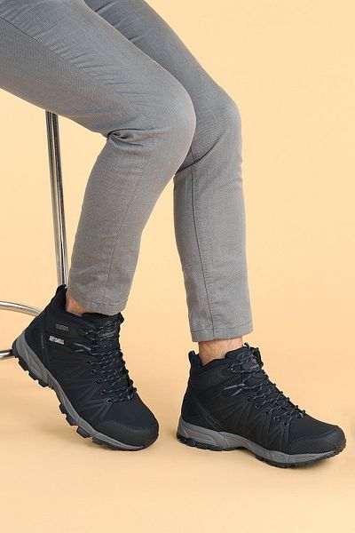 lumberjack Ανδρικές αδιάβροχες μπότες Black Shell Hi