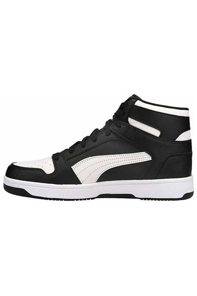Puma 369573-01 Puma Puma Rebound Layup Sl Unisex Αθλητικά Παπούτσια Μαύρο-Λευκό