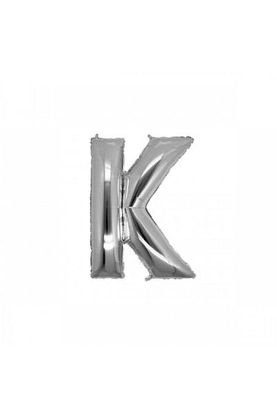 ikm balon Foil Letter Balloon Small Size 16 Inch 35 Cm Silver K