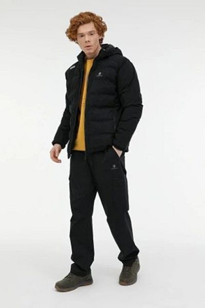 lumberjack Acelin Coat 2 Pr Ανδρικό Χειμερινό Παλτό Μαύρο
