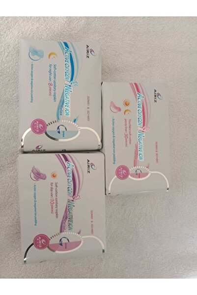 Airiz 1 Günlük 1 Gece 1 Gündüzz Dogal Içerikli Organik Ped