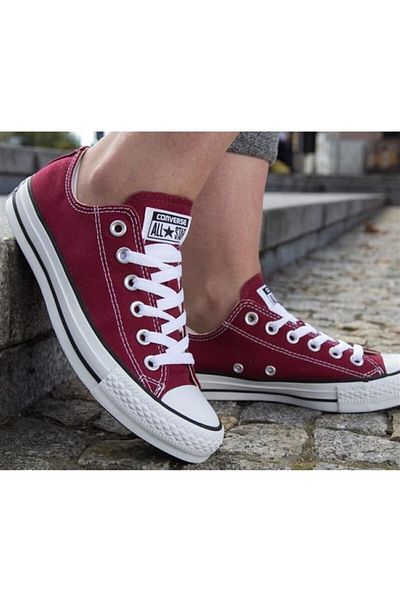 Maroon converse low top womens outlet