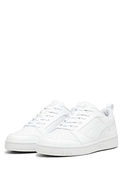 Puma Λευκό Ανδρικό Sneaker - 392328-03 Rebound v6 Low