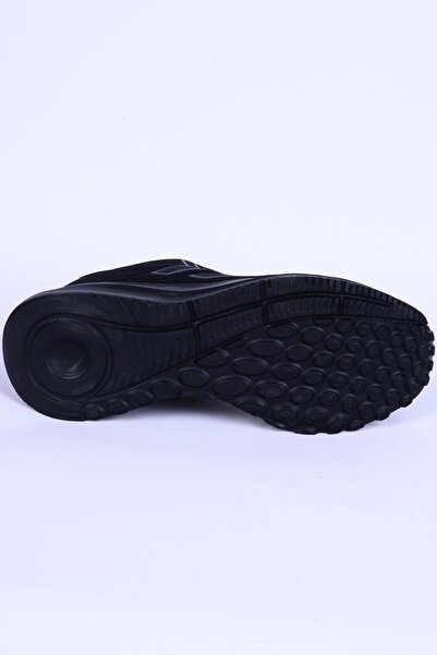hummel 900509 Mokka Fileli Faylon Taban Şevron Detaylı Esnek Siyah Günlük Unisex Spor Ayakkabı
