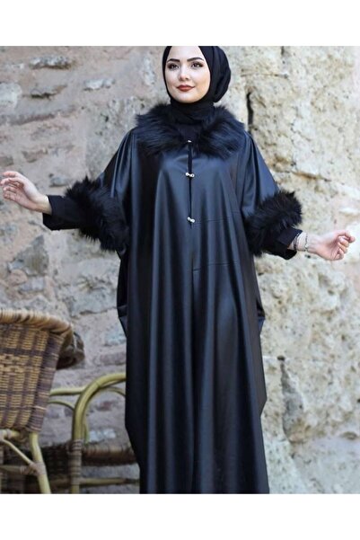 Kısmetin Butiği Kadın Kürk Detaylı Panço Mont Kürk Kaban Yeni Sezon Fark Yaratır Yeni Sezon Şardonlu Iç Mukemmel