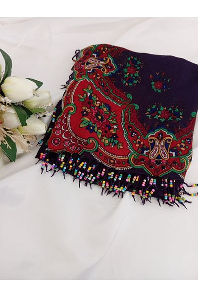 ronya accessories Local Hamavi Pull Bead Shawl
