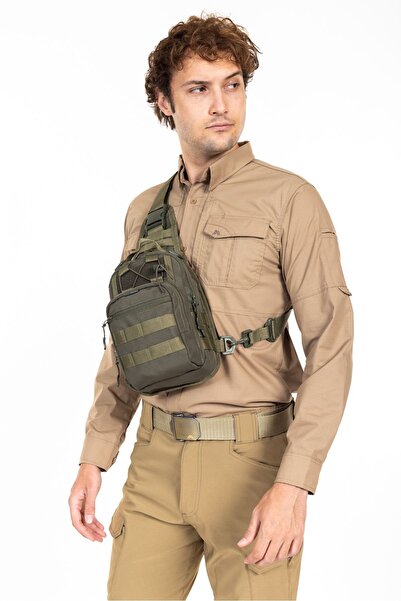 Akıncılar Outdoor Akn Taktik El Çantası Kare Haki