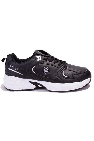 lumberjack Black Pol Pu - Orthopedic Casual Men's Sports Shoes