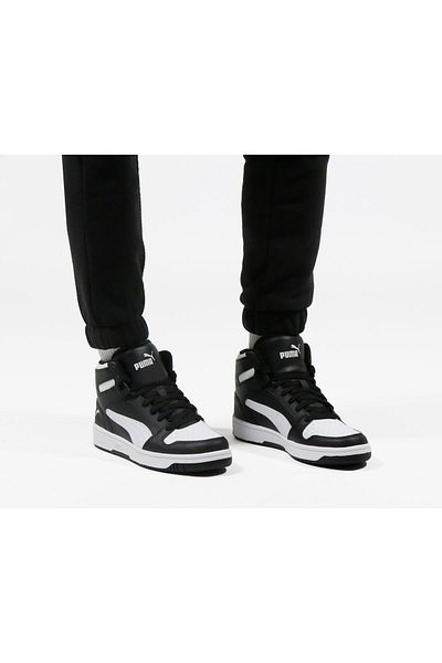 Puma Rebound Layup Sl Unisex Casual Παπούτσια 36957301 Μαύρο