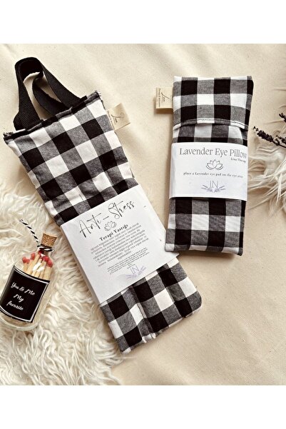 Işıldayan Kutular وسادة العين الخزامى ووسادة التدليك العلاجية المضادة للإجهاد...