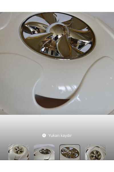 TuningPort Transit Plastik Fırfırlı Beyaz 16 Inç Jant Kapağı 4 Adet 6 Bijon 2014-2021