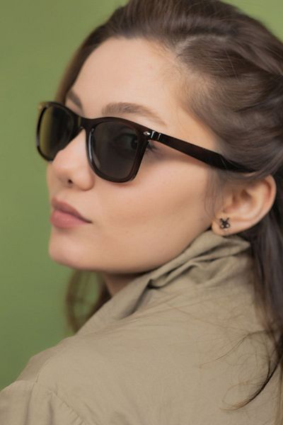 LUNOX Bruna Brown Polarized Unisex Sunglasses