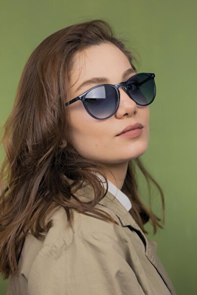 LUNOX Caprina Turquoise Unisex Sunglasses