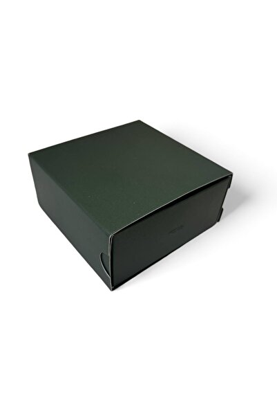 Örün Matbaa Yeşil 7,5x7,5x3,5cm Çekmeceli Takı Kutusu (JEWELRY BOX WİTH DRAWERS) 18 Adet Demonte Gönderilir.